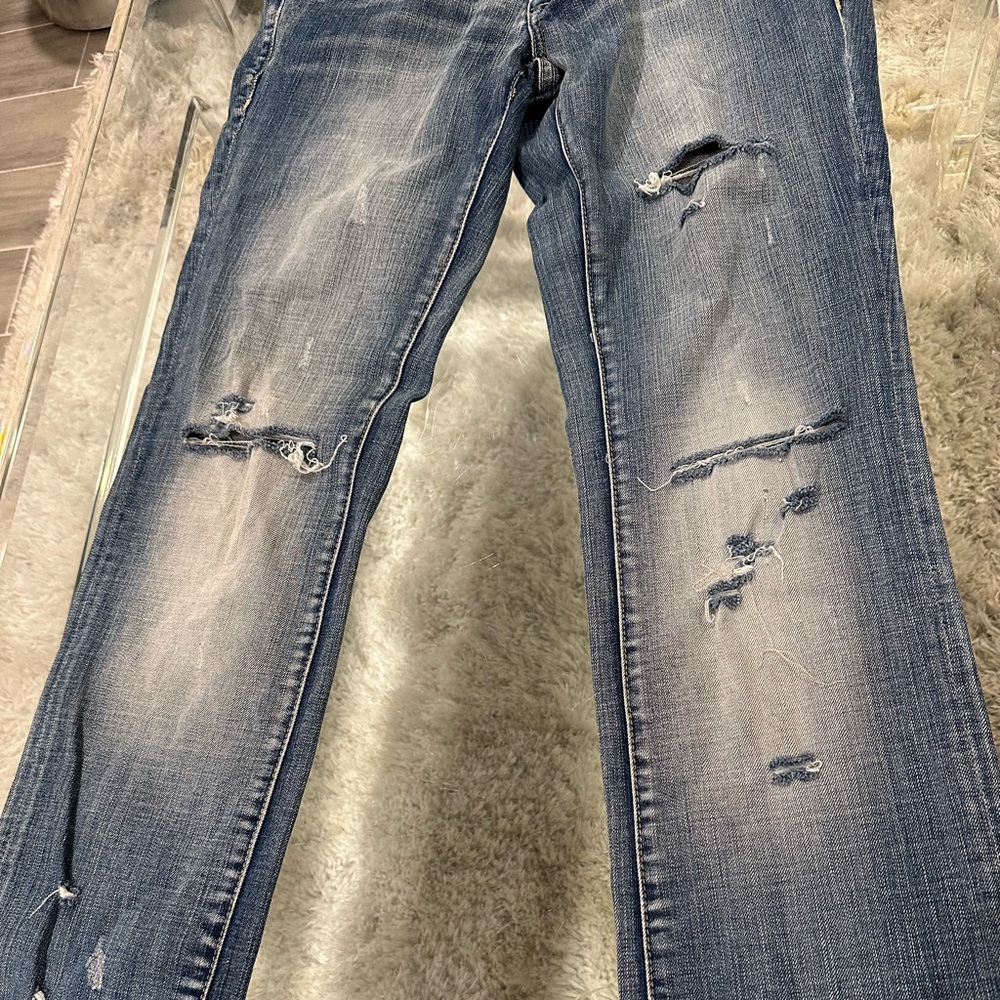 Designer Jeans Torn Stitch Repaired Blanknyc Nordstrom Distressed Denim